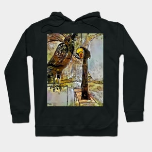 Crow and Pug Hoodie